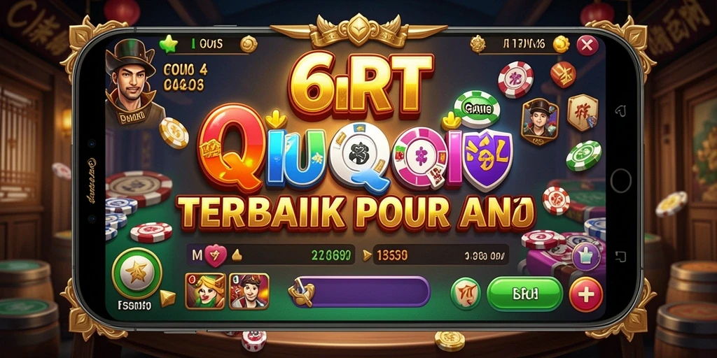 Tampilan screenshot dari gameplay QiuQiu yang menarik di 6RT.