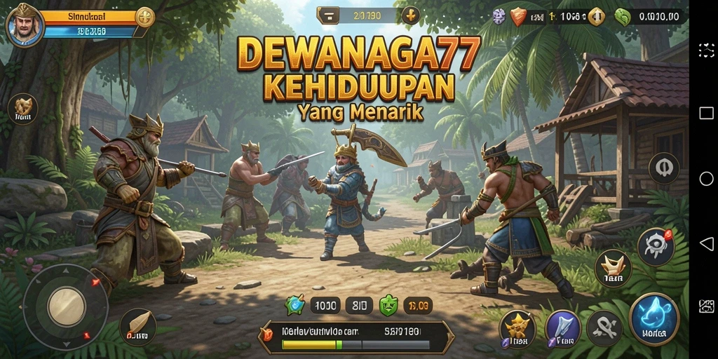 Tangkapan layar DEWANAGA77 menunjukkan momen seru dari gameplay Simulation.