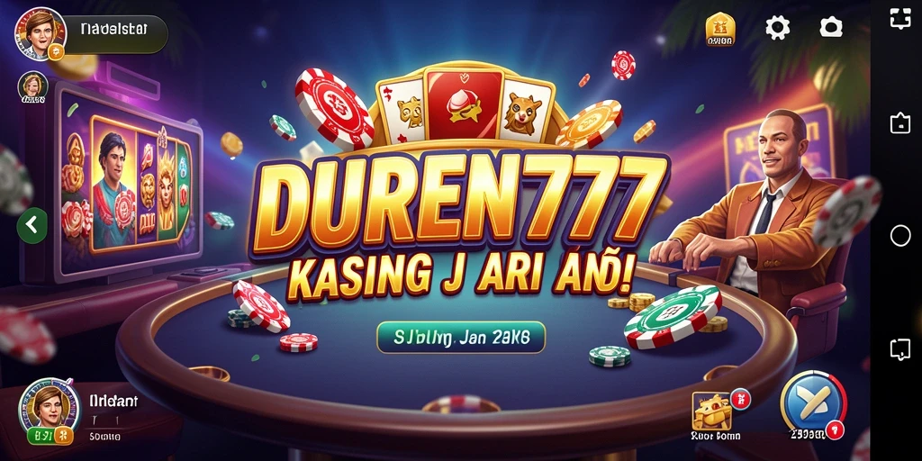 Screenshot gameplay DUREN777 menampilkan keseruan permainan Kasino.