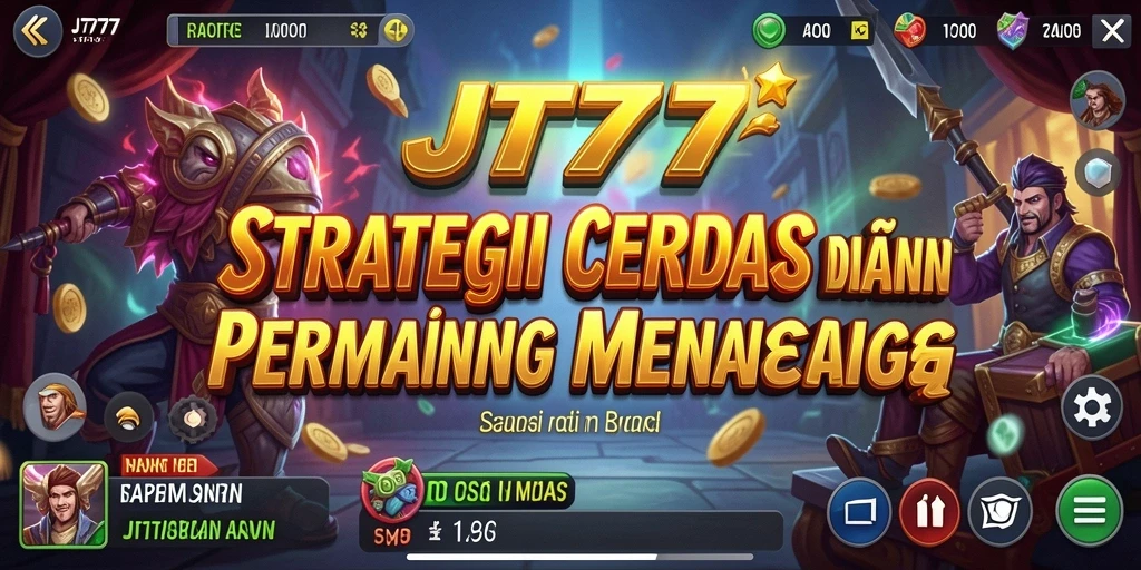Tampilan gameplay JT777 yang menegangkan dan strategis.