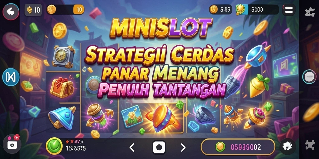 Tampilan gameplay yang menarik dari MINISLOT dengan elemen strategi.