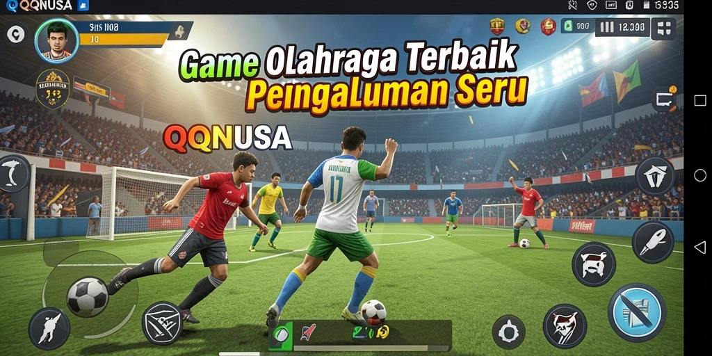 Tampilan gameplay seru dengan atmosfer kompetitif.