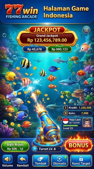 Tampilan antarmuka 777win yang sederhana dan mudah digunakan.